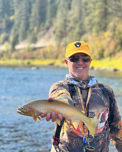 Doug wearing the Cutty SunPro on the St. Joe River in Idaho