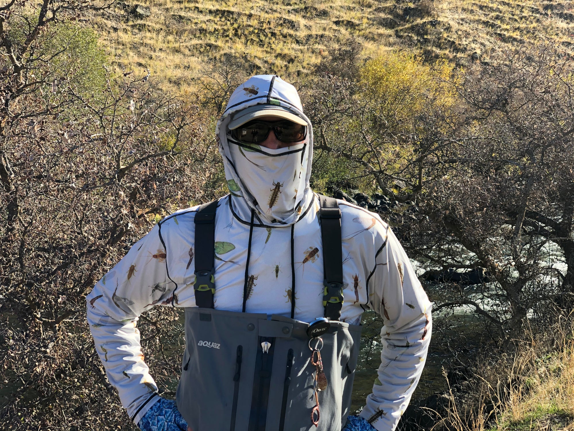 Mayfly Hoodie on the Imnaha River in Eastern Oregon