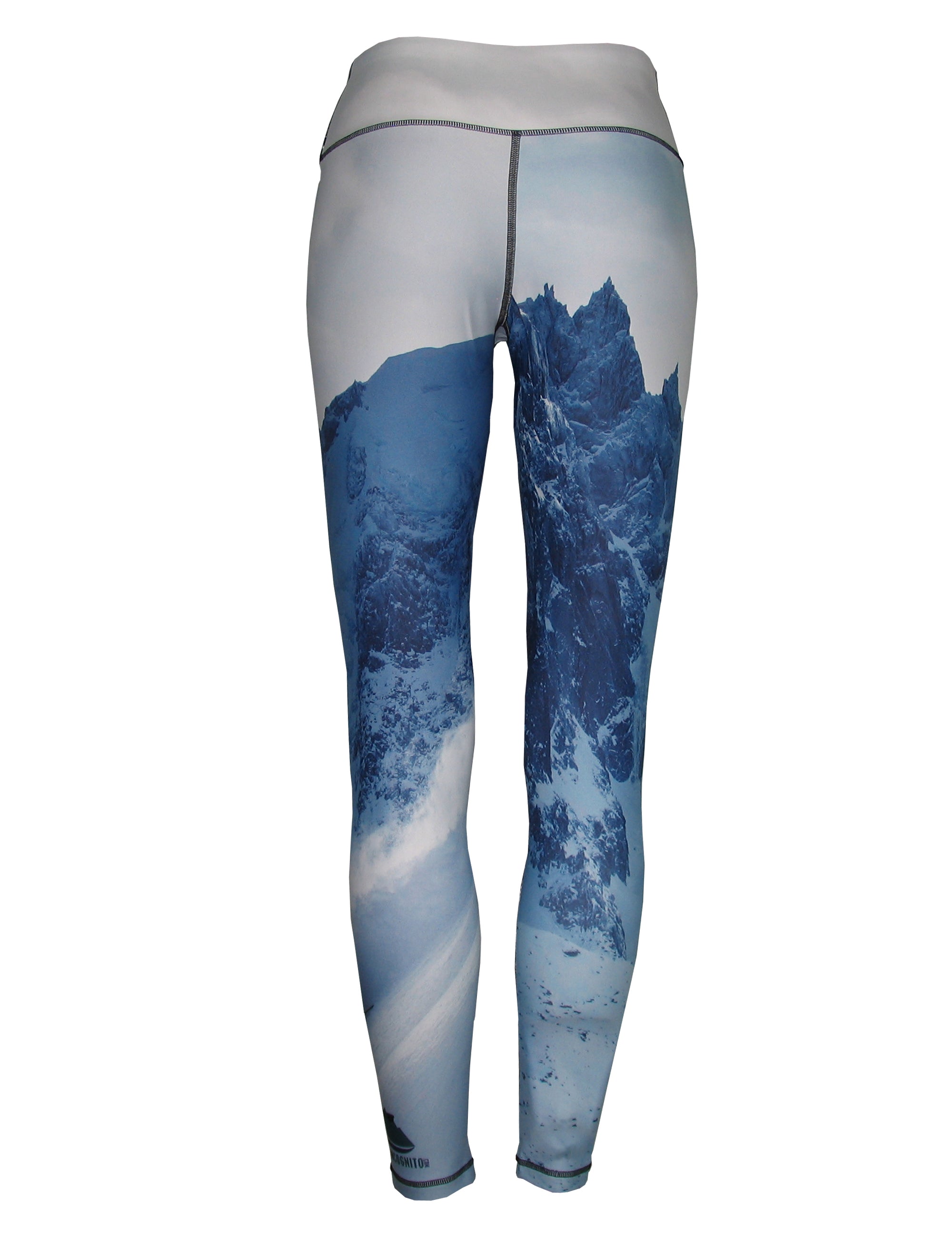 Jagged Edge 2 Mountain Print Patterned All Sport Leggings