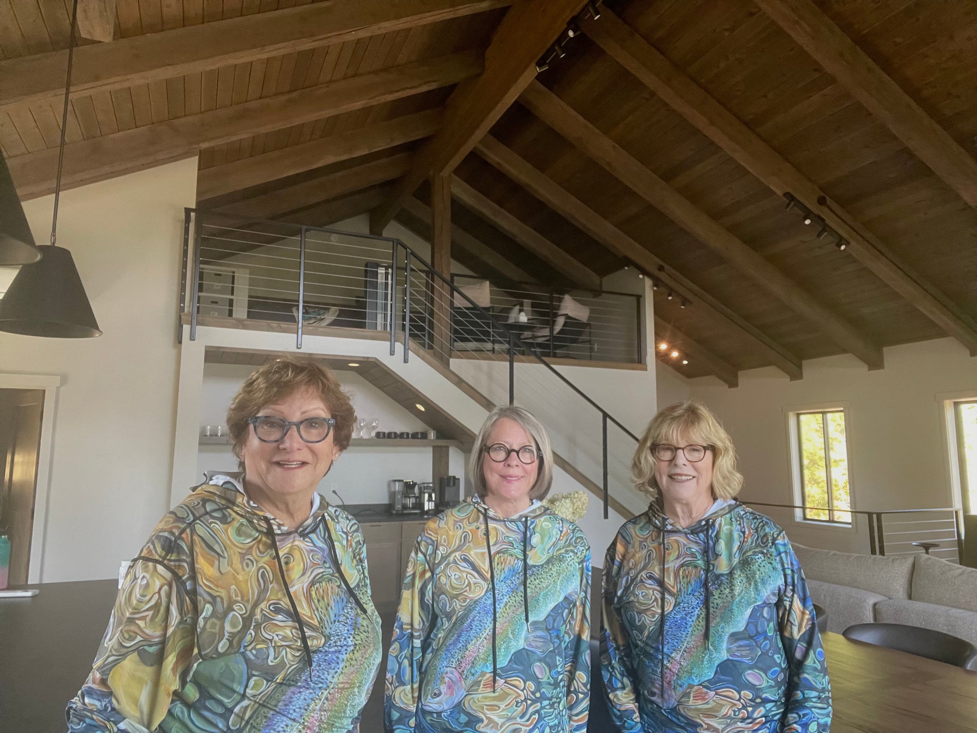 Ladies wearing Magic Waters SunPro Hoodie