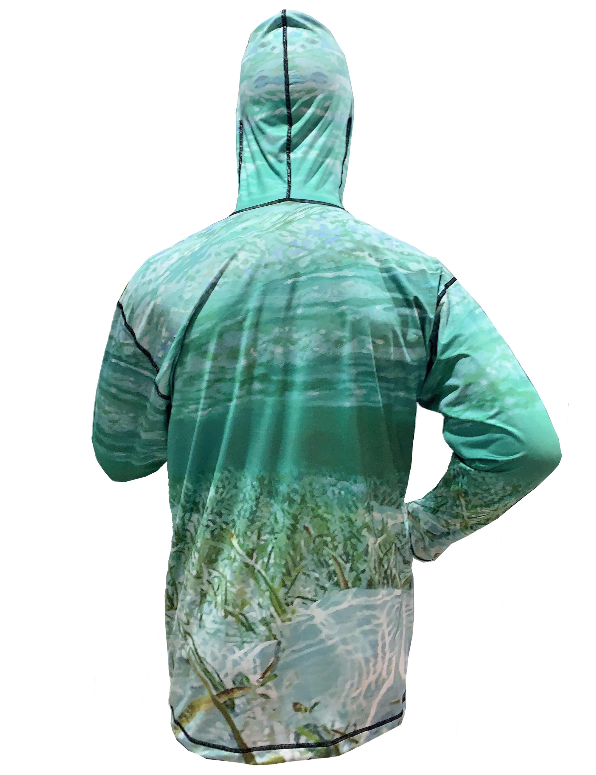 Permit Sunpro Hoodie is from our fishing clothing brand and offers SPF Protection from harmful UV Rays.  Great for a day on the flats fishing.