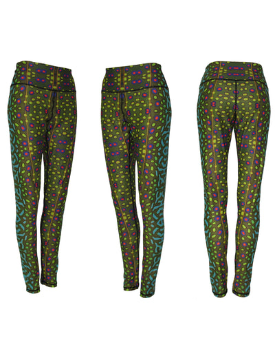 Brook Trout All Sport Leggings perfect comfort for rock climbing, yoga, biking, fishing, backpacking, a great night out on the town or any adventure