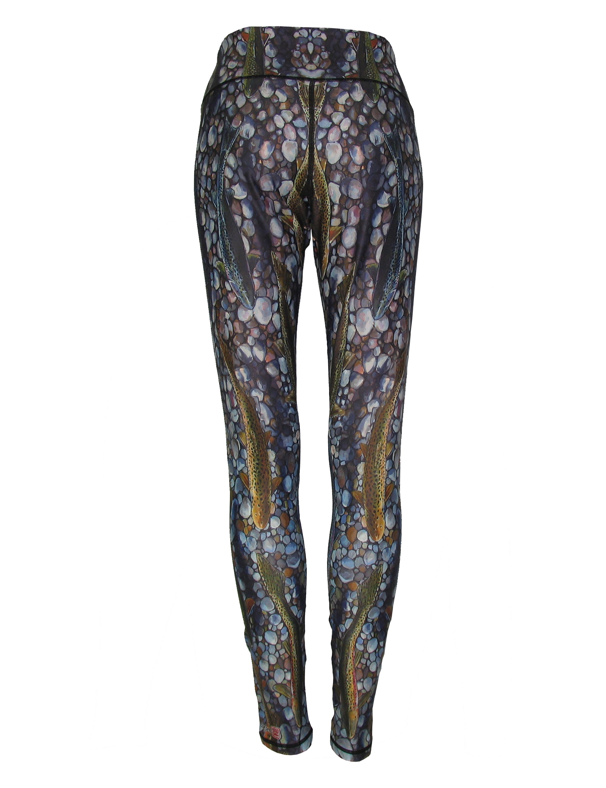 Trout Dreams All Sport Leggings river inspiration on the yoga mat, hiking, trail running, or out for a casual evening with friends